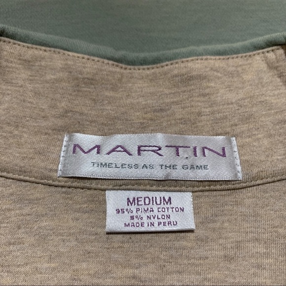 Martin Sage 1/4 Zip Interlock Pullover Vest - Picture 4 of 4